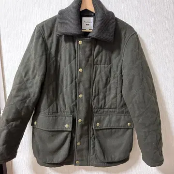 유니클로 J.W.Anderson 콜라보 울 블렌드 퀼팅 자켓
