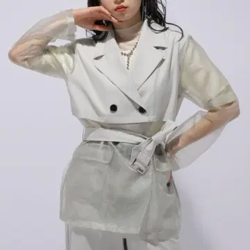 HARE 하레 시어 절개 자켓