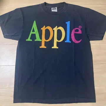 Apple 애플 RUMBA 기업 로고 T셔츠 L
