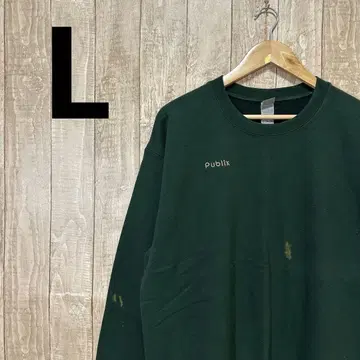 길단 맨투맨 아메카지 GILDAN 트레이닝복 속기모 구제 의류 그린