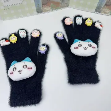 치이카와 하치와레 포함 복슬복슬 장갑