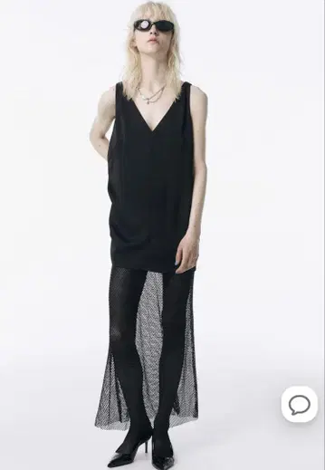 JOSEMOON SATIN GRITTER DRESS 원피스 블랙