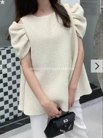 새상품! birthdaybash TWEED SHOULDER TOPS
