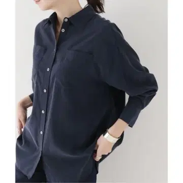 슬로브 이에나 컬러 오버 셔츠