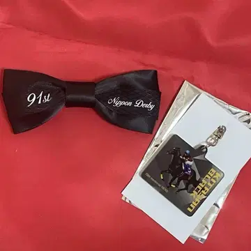 welcome 찬스 더비 리본 키링 세트 키타산 블랙