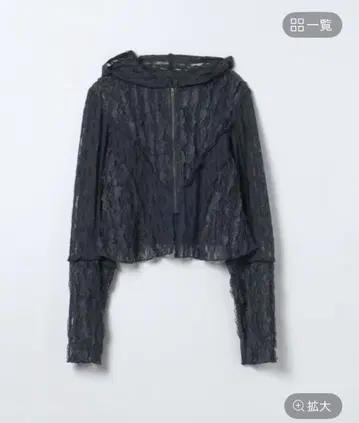 jeanasis 패치워크 레이스 후디