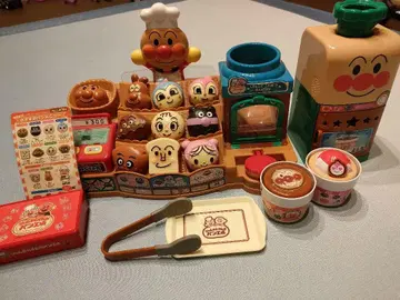 새상품급 호빵맨 빵집, 카페 세트