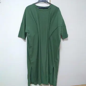 오스모시스 그린 티셔츠 원피스
