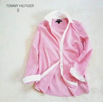 TOMMY HILFIGER 스트라이프 셔츠 S 사이즈 코튼 당일 발송