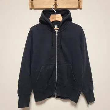 일본제 LOOPWHEELER BEAMS+ 별주 쭈리 더블 지퍼 후드티