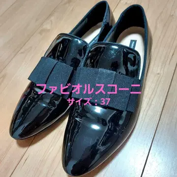 파비오 루스꼬니 23.5cm 24cm 리본 오페라 슈즈