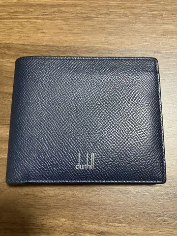 [ 새상품급 ] dunhill 네이비 접이식 지갑