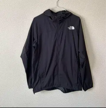 THE NORTH FACE 블랙 후드 부착 자켓