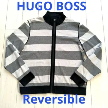 [ 새상품급 ] HUGO BOSS 휴고보스 리버서블 코튼 블루종