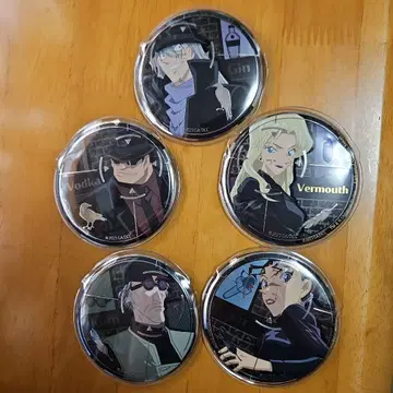 코난 캔뱃지(진&보드카&베르무트&코른&키르)
