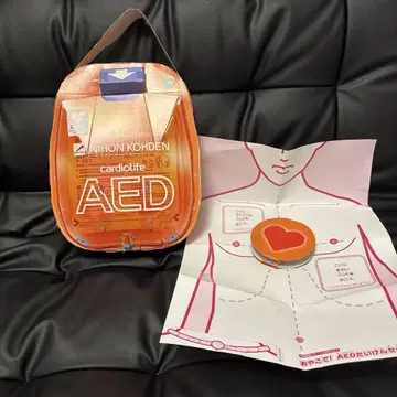 부모와 아이가 함께! AED 체험 세트