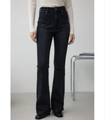 AZUL by moussy 플레어 데님 AZUL denim 라이트 블랙