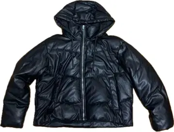 [ 새상품급 최저가 ] ZARA 인조 가죽 퍼프 자켓 XS