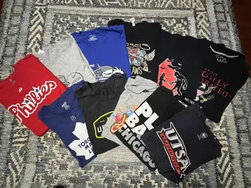 남성용 T셔츠 세트 13장 칼리지 아메카지 XL~XXL