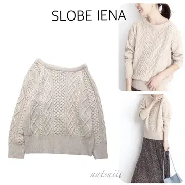 IENA SLOBE 슬로브 이에나 아란 케이블 풀오버