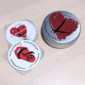 Acid Black Cherry 캔 스티커 세트