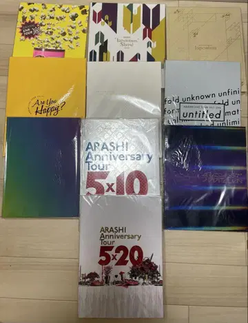 ARASHI 라이브 팜플렛 묶음 판매