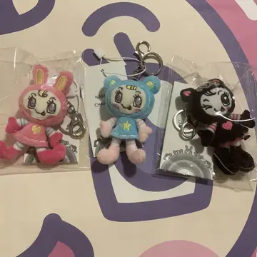 나루미야 해피파크 미니 봉제 인형 참 3종 세트