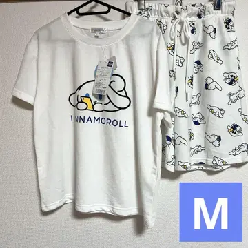 아이시나 시나몬 돈키 룸웨어 T셔츠 숏 팬츠 화이트 x 화이트 M