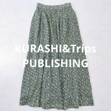 KURASHI & Trips PUBLISHING 리버티 프린트 스커트