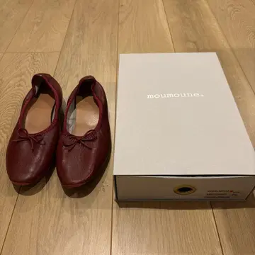 moumoune 발레 슈즈 와인 레드