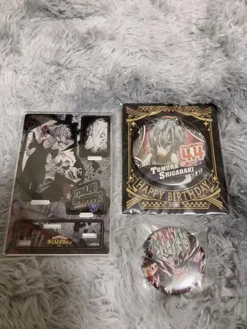 나의 히어로 아카데미아 생일 아크릴 스탠드 캔뱃지 시가라키 토무라