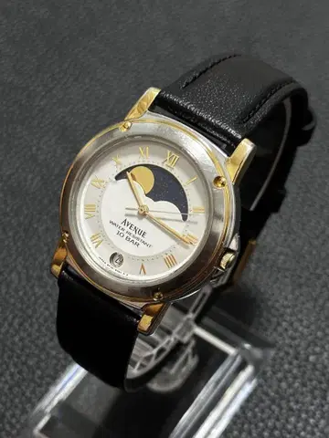[ 작동 ] SEIKO AVENUE 문페이즈 남성용 손목시계