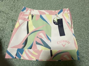 Callaway 컬러풀 잎 패턴 스커트