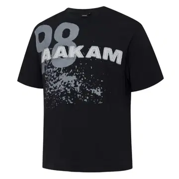 AAKAM 98 프린티드 하프 탑 네이비 musinsa