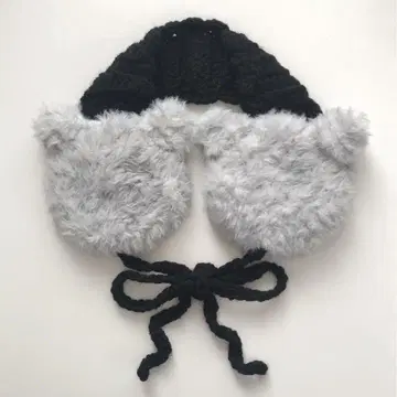 고양이 귀도리 (그레이)