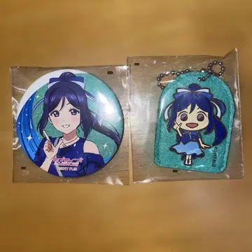 Aqours finale Live 마츠우라 카난 캔뱃지 퍼펫 2점