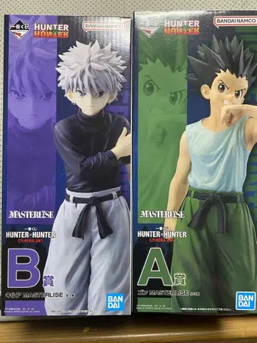 HUNTER x HUNTER 제일복권 피규어 2종 세트 곤 키루아