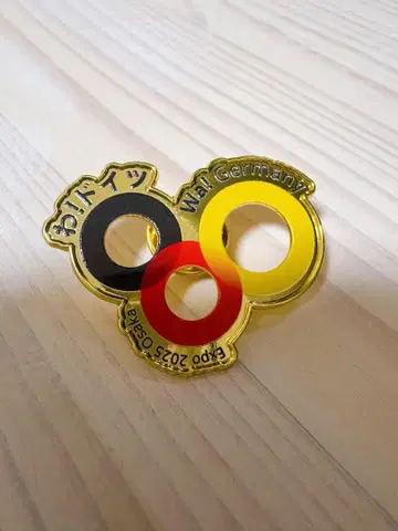 오사카 간사이 박람회 독일 파빌리온 핀 배지