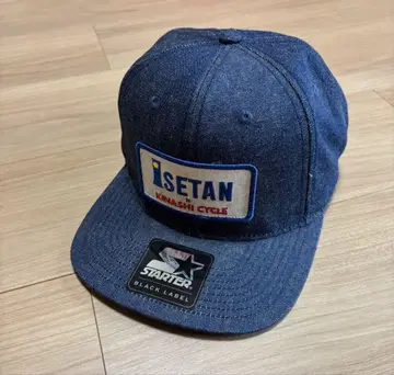 STARTER 기나시 사이클 x ISETAN 이세탄 콜라보 캡 데님