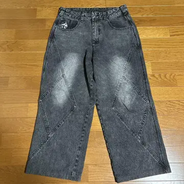 antimid cross denim 블랙 데님