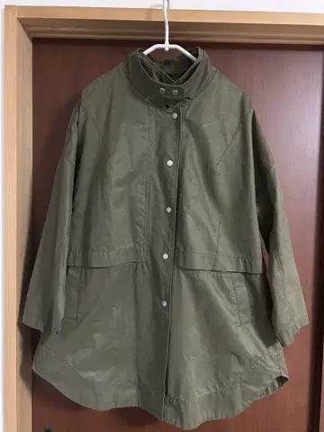 ZARA 자라 카키 모즈 코트 단추식