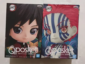 귀멸의 칼날 Qposket 큐포스켓 토미오카 기유 & 아카자 세트