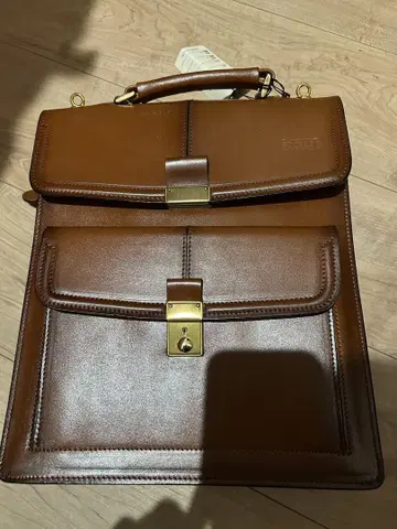 브라운 가죽 비즈니스 백 소가죽