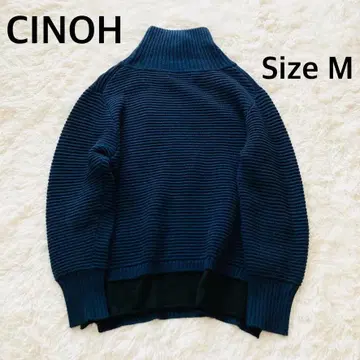 CINOH 치노 메리노울 니트 하이넥 터틀 풀오버 M