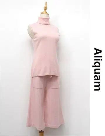 HGB-R322/Aliquam 셋업 니트 팬츠 캐시미어 38