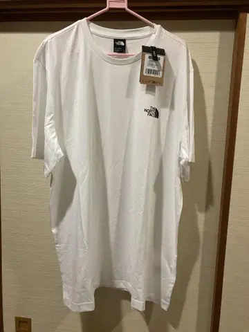 새상품 THE NORTH FACE TEE XL 화이트