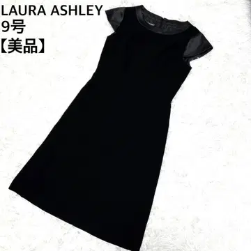 [ 새상품급 ] LAURA ASHLEY 블랙 반팔 원피스 9호 포멀