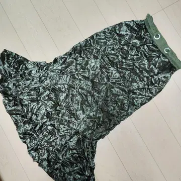 AmeriVintage 아메리빈티지 카키 벨벳 플레어 스커트 M