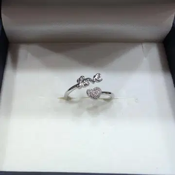 LOVE 하트 모티브 반지 sv925