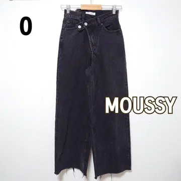 마우지 크로스 허리 와이드 스트레이트